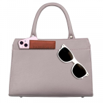 Women's Structured Faux Leather Handbag