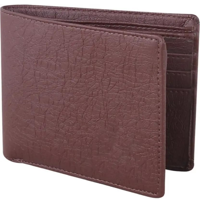Brown Leather Wallet for Men, Multiple Card Slots, Cash Compartment, Classic Bifold Design, Metro Card and ID Holder