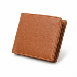 Men’s Vegan Leather Wallet with Coin Pocket | Slim Bifold Wallet for Men | 2 Cash Compartments | 3 Card Slots & 2 Hidden Pockets | Stylish Wallet for