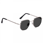 Small Octagonal Polarized Sunglasses for Women Men Classic Retro Metal Frame Polygon Sun Glasses UV400 Protection
