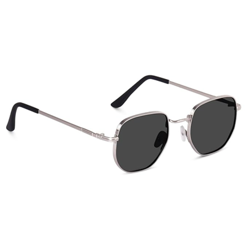 Small Octagonal Polarized Sunglasses for Women Men Classic Retro Metal Frame Polygon Sun Glasses UV400 Protection