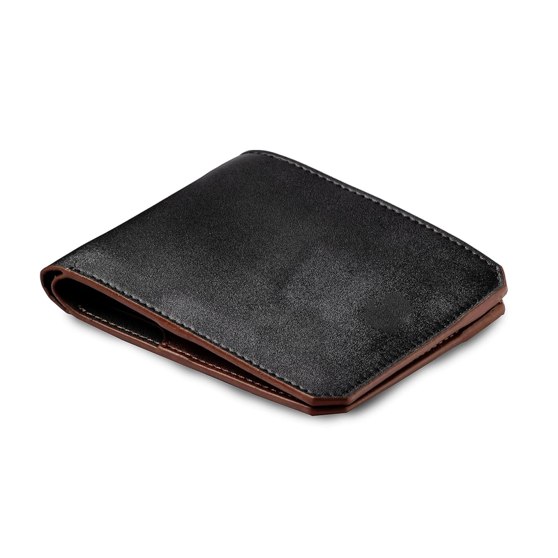 Bifold Wallet for Men | RFID Blocking Faux Leather Wallet | Minimalist Mens Wallet with 6 Card Slots & 2 Hidden Cash Pockets | Premium