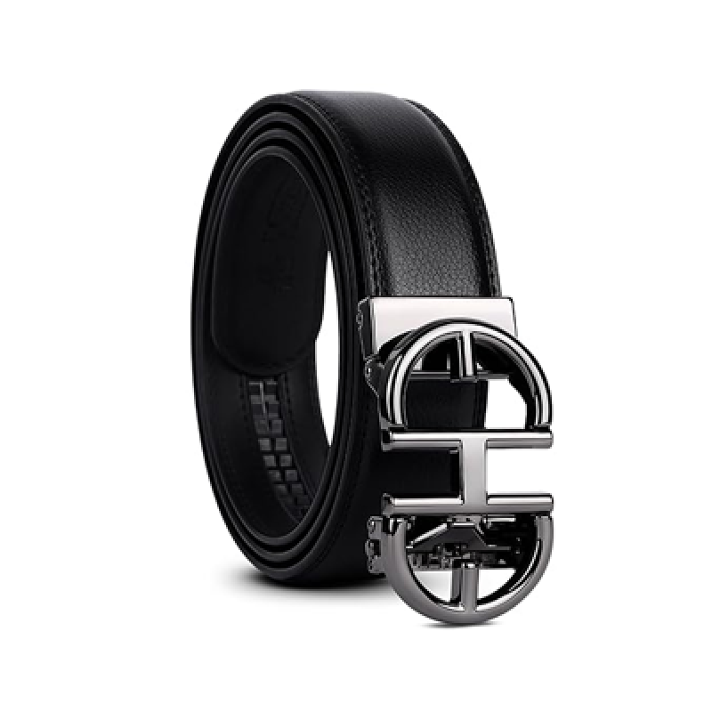 Genuine Leather Belt for Men Formal & Casual Wear - Belts for Men Leather Original, Durable Buckle - Belt for Man