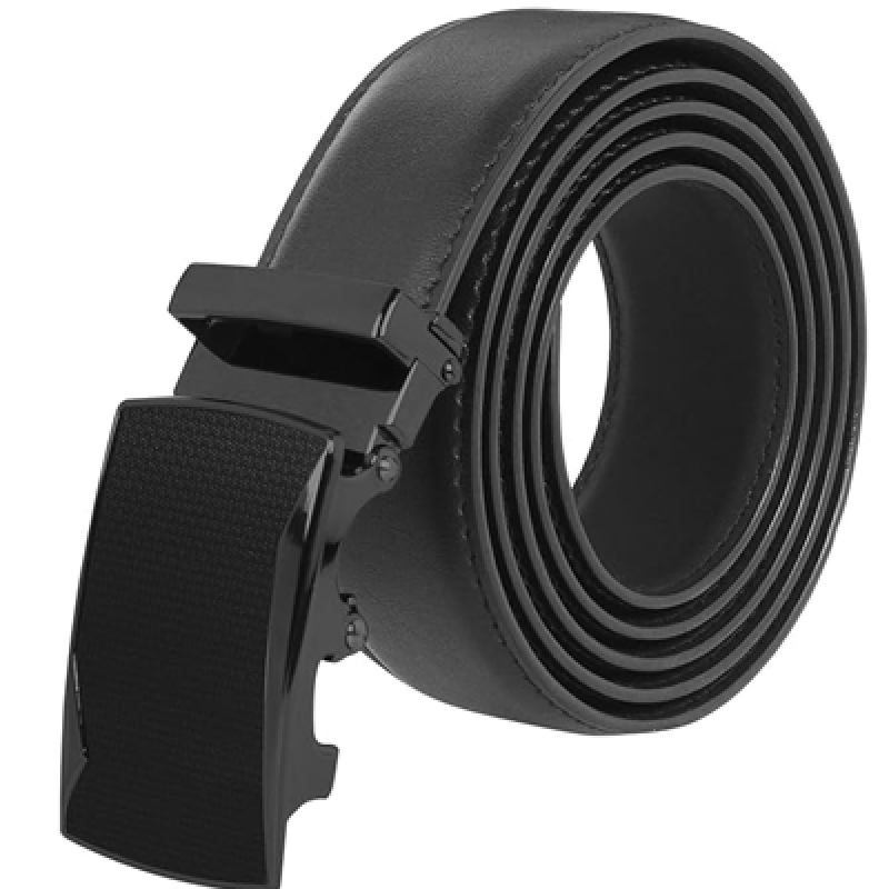 Men's Leather Auto Lock Belt