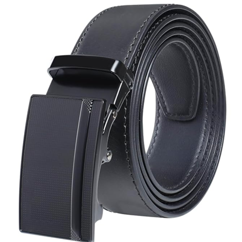 Men's Auto Lock PU Leather Belt