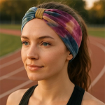 Women's Hair, Boho Headband Elastic Soft Flower Wide Headbands for Women Yoga Sport Hairbands, Hair Accessories for Everyday Sport Fitness
