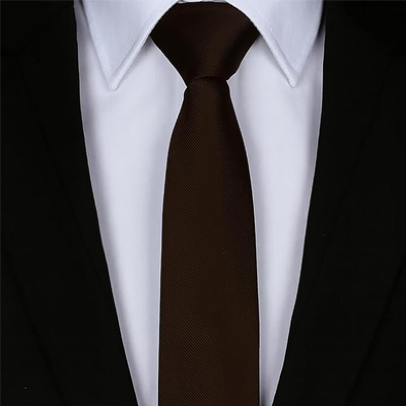 Premium Microfiber Matte Finish Necktie for Men – Solid Formal Tie for Office, Wedding, Party, Groom & Groomsmen
