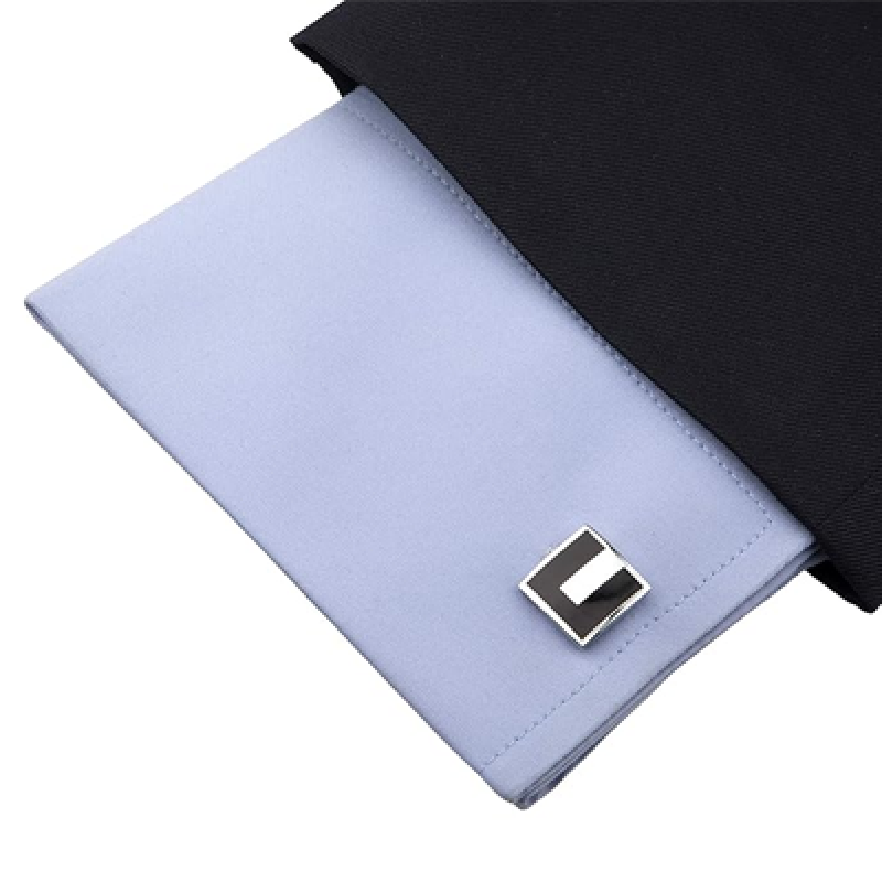 The Embellished Black Cufflinks for Men