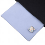 Designer Multicolor Enamel Cufflinks for Men