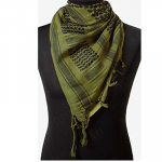 Men's And Women's Military Shemagh Actual Army Quality, Tactical, Olive Green, Cotton Multi Purpose Scarf For All Seasons, Soft And Breathable