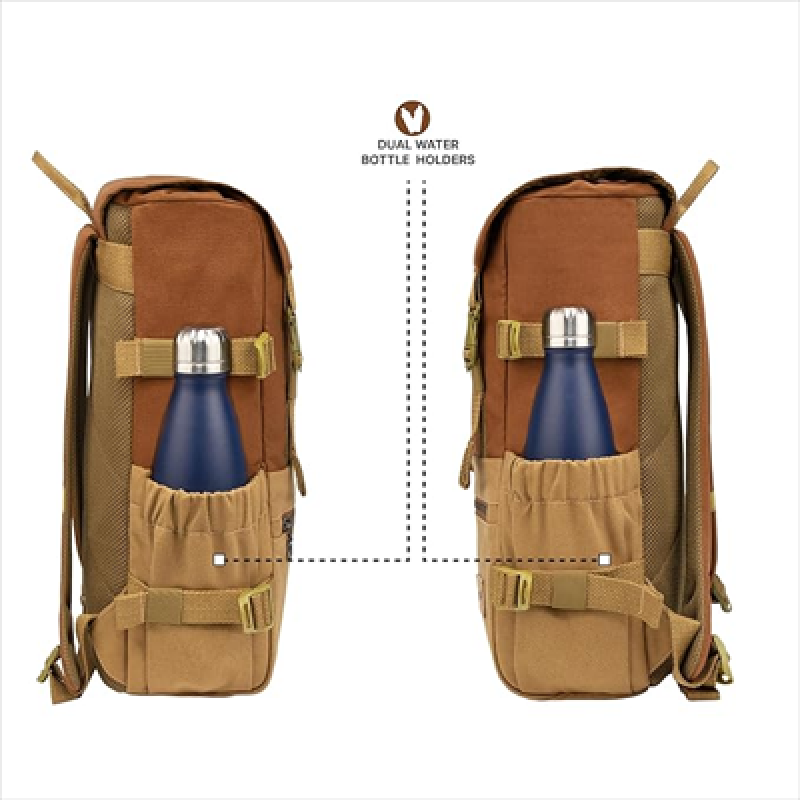 Canyon 18L Premium Canvas Laptop Backpack|Water-Resistant Fashionable Travel, Office