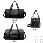 Multi-Function Large Capacity Travel Bag (Leather Look, Black)