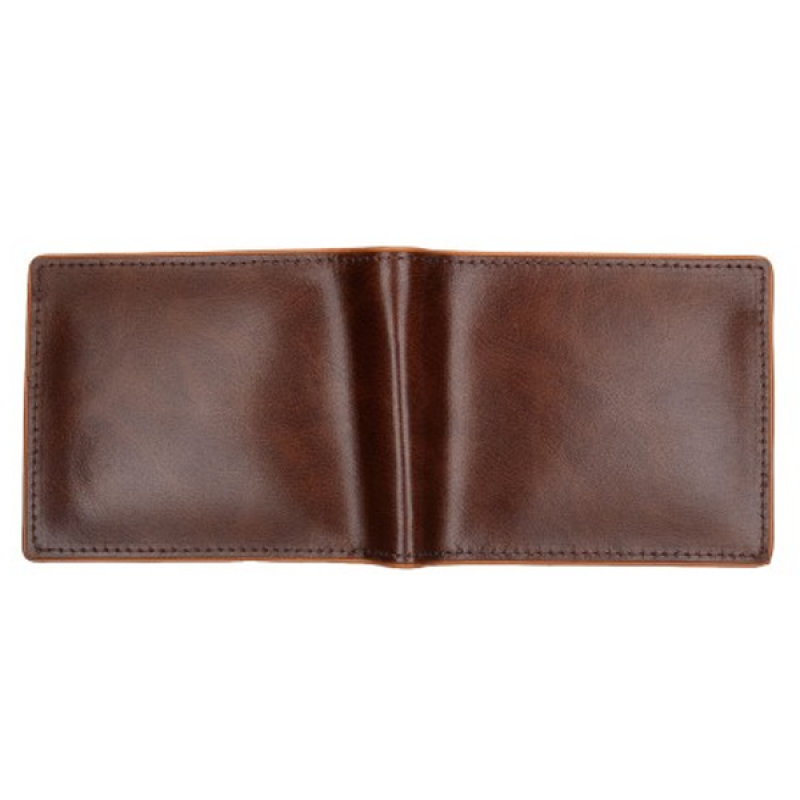 Men Brown Genuine Leather Wallet