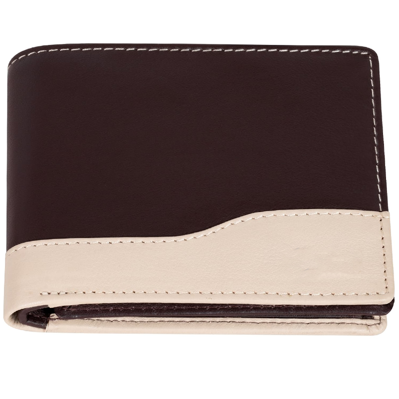 Brown/Sand Leather Wallet for Men | Wallets Men with RFID Blocking | Mens Wallet
