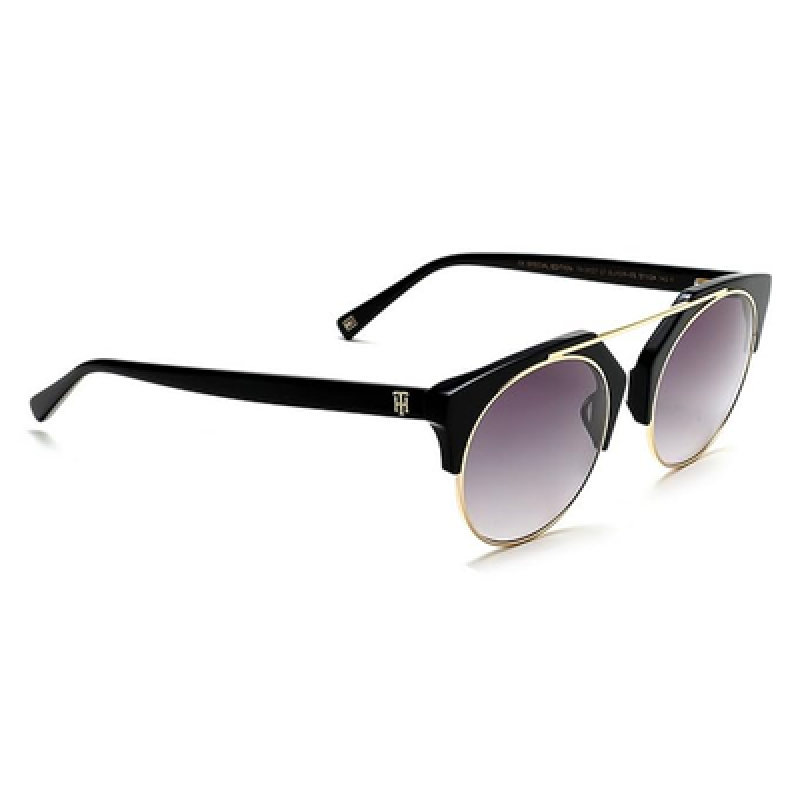 Hilfiger Women's Non-Polarized Metal Round Sunglasses