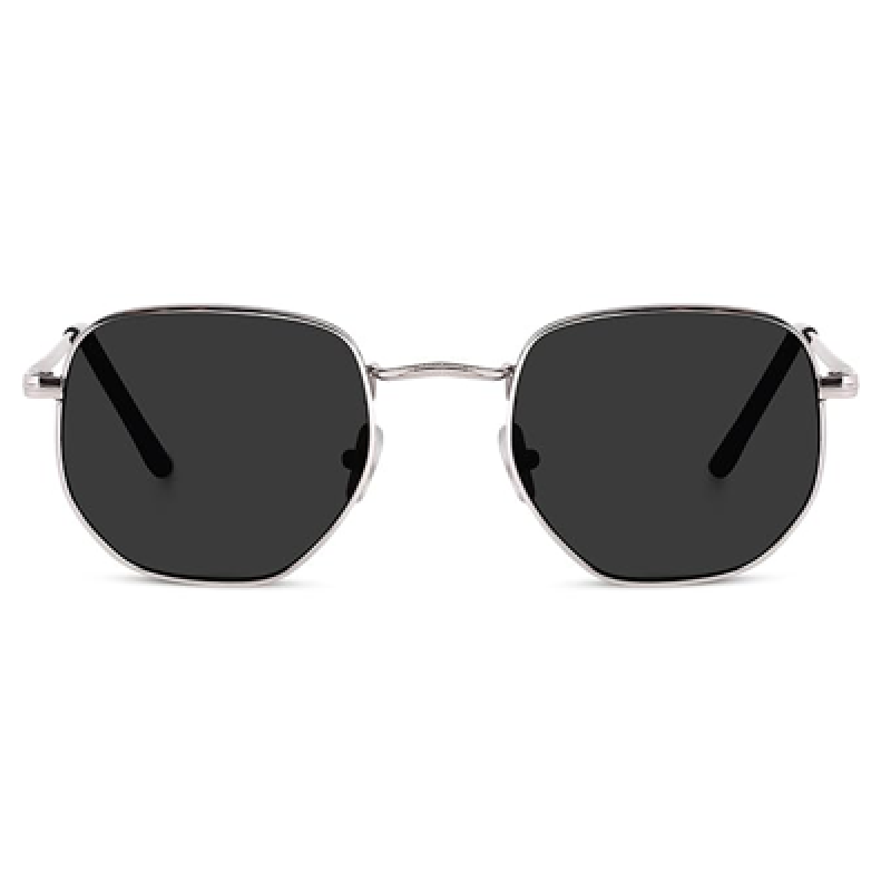 Small Octagonal Polarized Sunglasses for Women Men Classic Retro Metal Frame Polygon Sun Glasses UV400 Protection