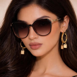 UV Protected Sunglasses for Women | Stylish Retro Gradient Goggles | Lightweight Polarized Eyewear | Driving Glasses | Fashionable Ladies Shades for O