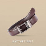 Genuine Leather Belt for Men, Premium Leather Belt with Auto Lock mechanism, Mens Belt Leather Branded with Slide Lock for Everyday Wear