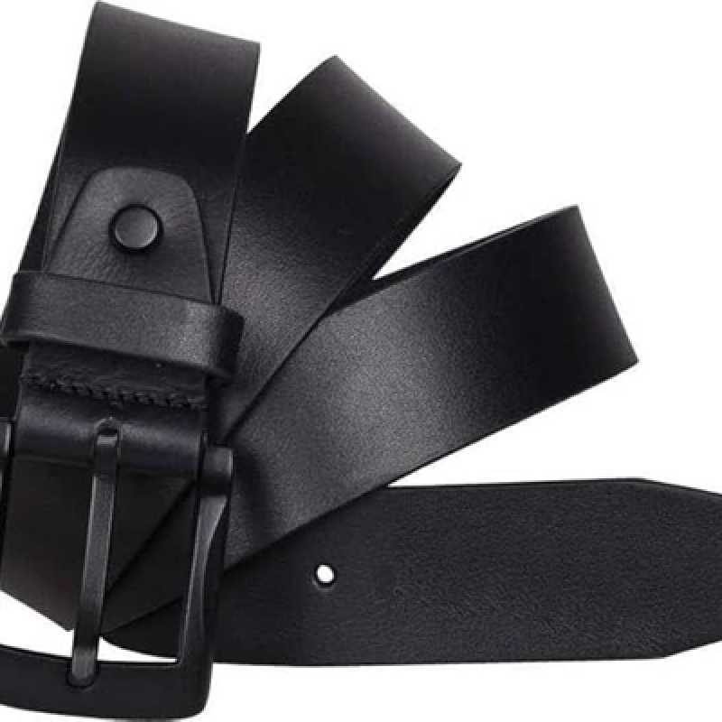 Leather Belt for Men | Premium Black Leather Belt | Stylish & Durable Belt for Men | Formal & Casual Belts for Men