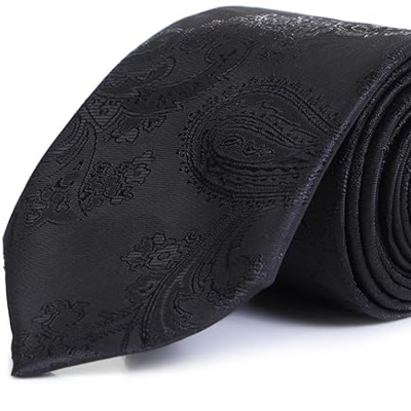 Random Stripe Necktie For Men jacquard Self Drsign Fabric Ties
