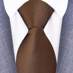 Premium Microfiber Matte Finish Necktie for Men – Solid Formal Tie for Office, Wedding, Party, Groom & Groomsmen