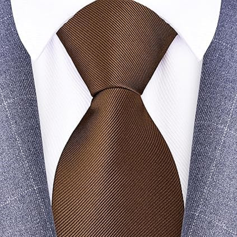 Premium Microfiber Matte Finish Necktie for Men – Solid Formal Tie for Office, Wedding, Party, Groom & Groomsmen