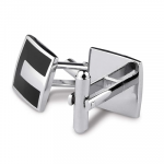 The Embellished Black Cufflinks for Men