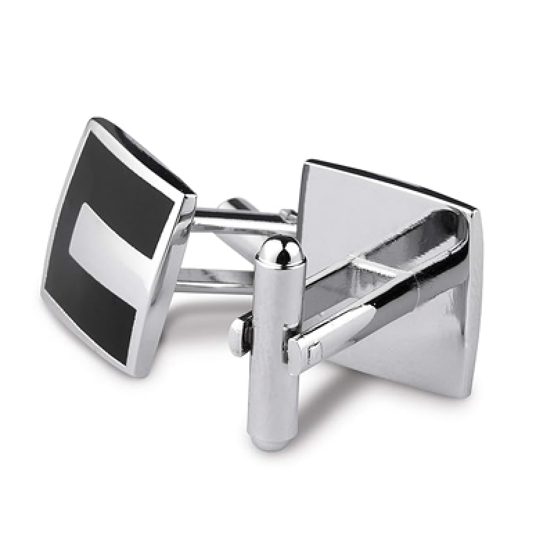 The Embellished Black Cufflinks for Men