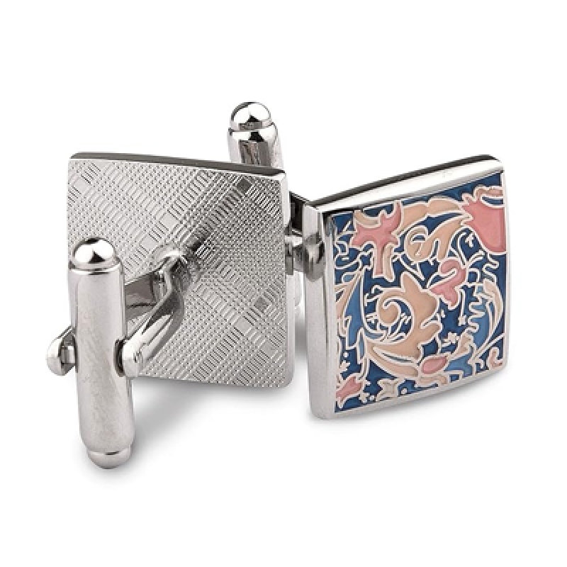 Designer Multicolor Enamel Cufflinks for Men