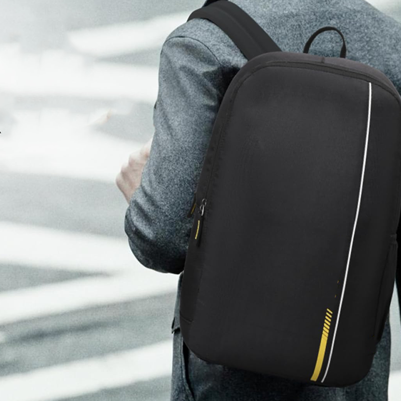 Multi Compartments | Travel & College Bag | Dark Black