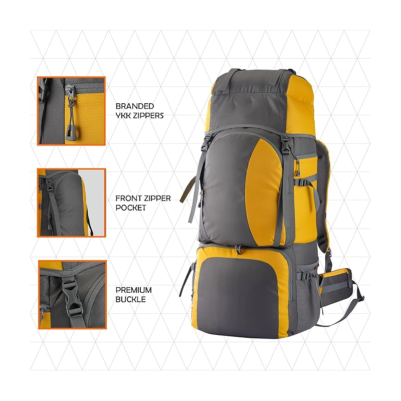 60 Ltr Travel Backpack Trekking Rucksack bag