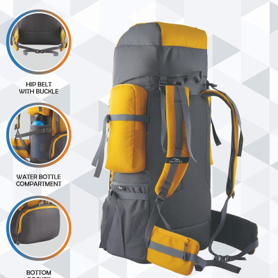 60 Ltr Travel Backpack Hiking Trekking Bag