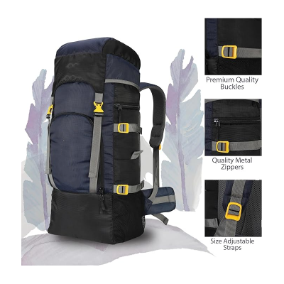 5 Compartment Rucksack Bag 60 Litres Travel Bag