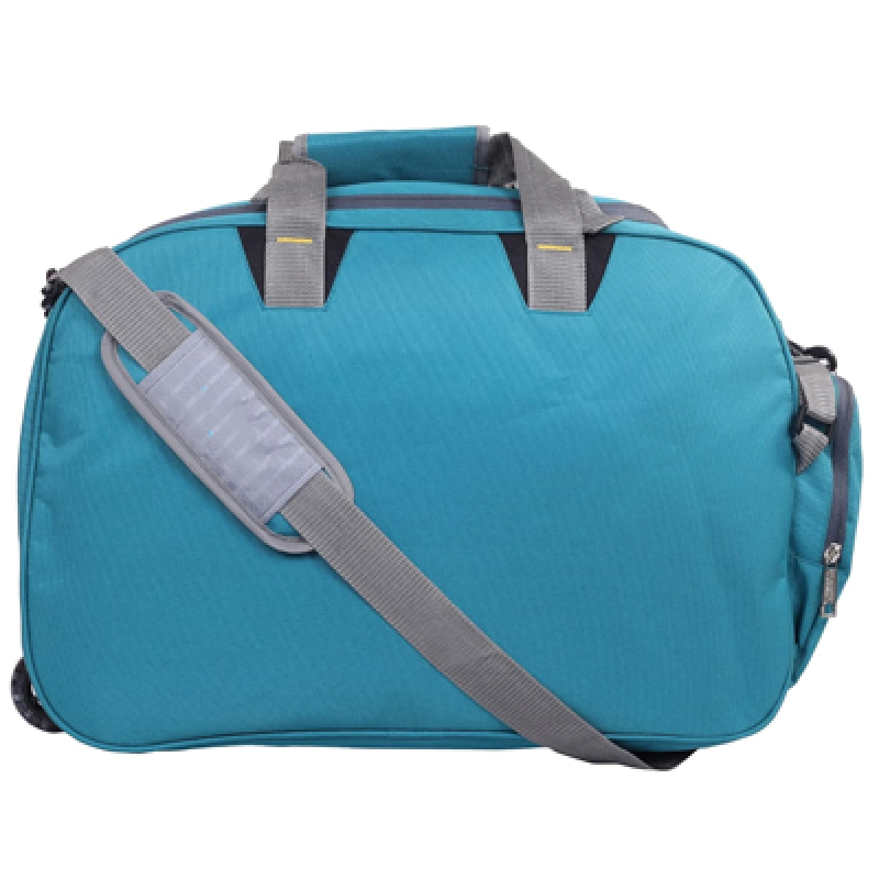 65L Duffle Bag for Travelling | Lightweight Polyester Trolley Bag with Wheels