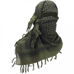 Men's And Women's Military Shemagh Actual Army Quality, Tactical, Olive Green, Cotton Multi Purpose Scarf For All Seasons, Soft And Breathable