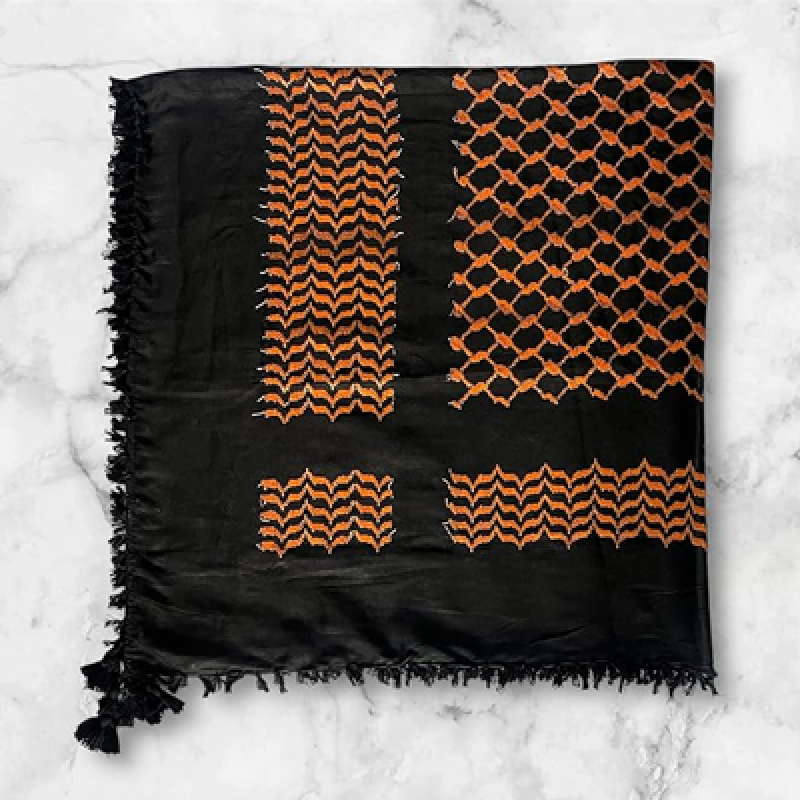 Keffiyeh Shemagh Scarf for Men – Tactical Military Desert Head Wrap | Traditional Palestinian Arafat Scarf