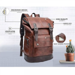 Backpacks Vegan Leather Casual Backpack Multipurpose Travelling Bags Daypacks For Men And Women