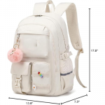 Big Laptop Backpack for Women & Teen Girls College Middle High School Bookbag Spacious Travel Daypack