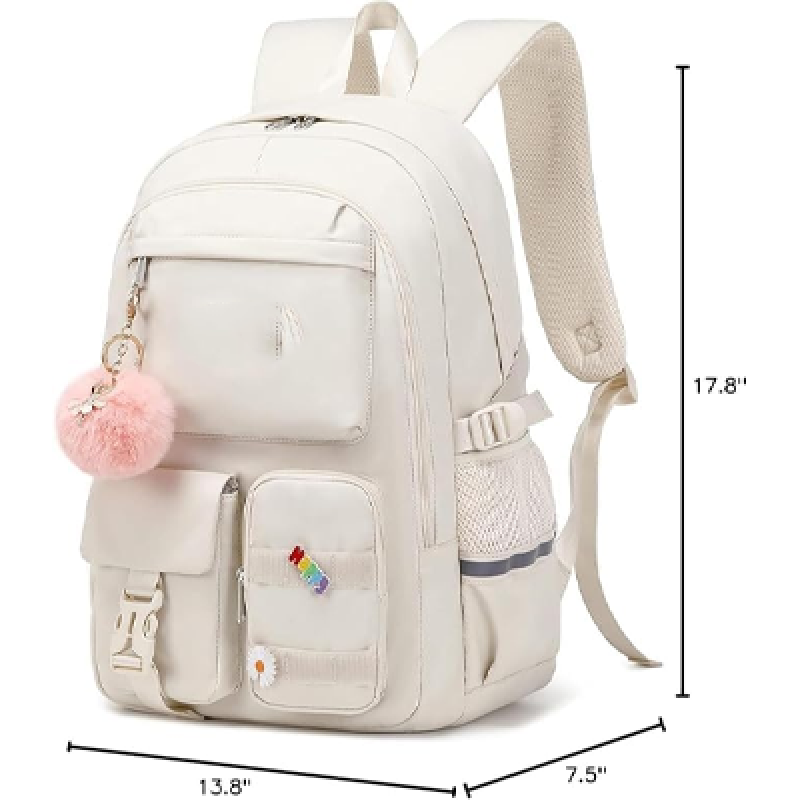 Big Laptop Backpack for Women & Teen Girls College Middle High School Bookbag Spacious Travel Daypack