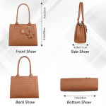 Women's Ocean Side Satchel Tote Handbag