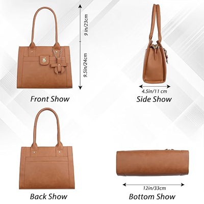 Women's Ocean Side Satchel Tote Handbag