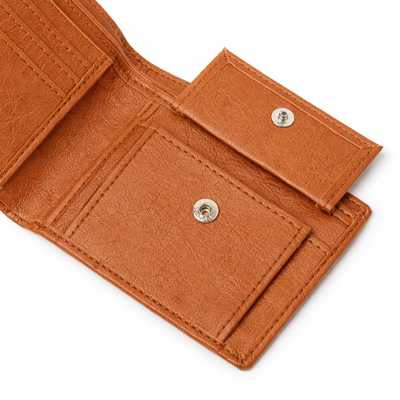 Men’s Vegan Leather Wallet with Coin Pocket