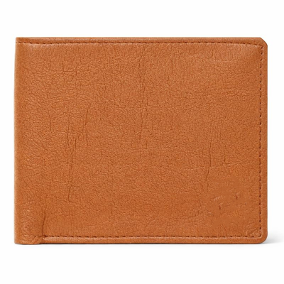 Men’s Vegan Leather Wallet with Coin Pocket | Slim Bifold Wallet for Men | 2 Cash Compartments | 3 Card Slots & 2 Hidden Pockets | Stylish Wallet for