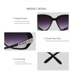 UV Protected Han Edition Designer Oversized Sunglasses for Women