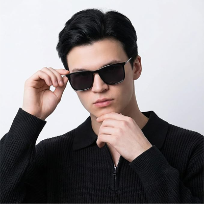 Full Rim Square Stylish Sunglasses | Polarized And UV Protected | For Men And Women | Large