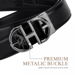 Genuine Leather Belt for Men Formal & Casual Wear - Belts for Men Leather Original, Durable Buckle - Belt for Man