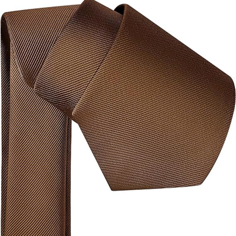 Premium Microfiber Matte Finish Necktie for Men – Solid Formal Tie for Office, Wedding, Party, Groom & Groomsmen