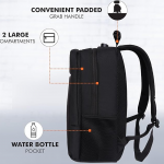 Anti Theft Number Lock Backpack Bag with 15.6 Inch Laptop Compartmen