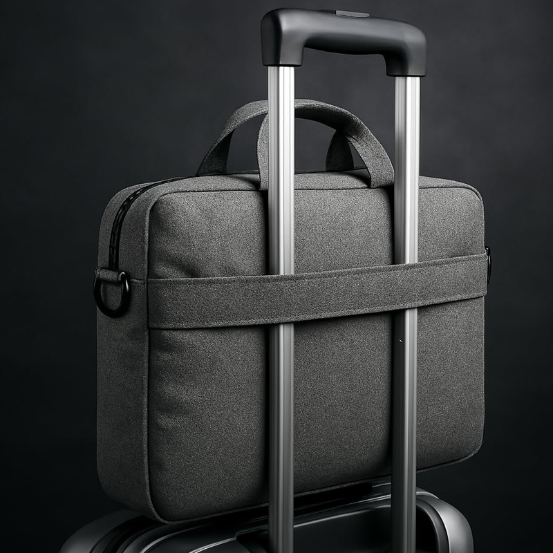 Mystic 15.6 inch (39.6cm) Laptop Briefcase Shoulder Sling Office Business Professional Travel