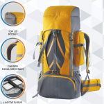 60 Ltr Travel Backpack Hiking Trekking Bag